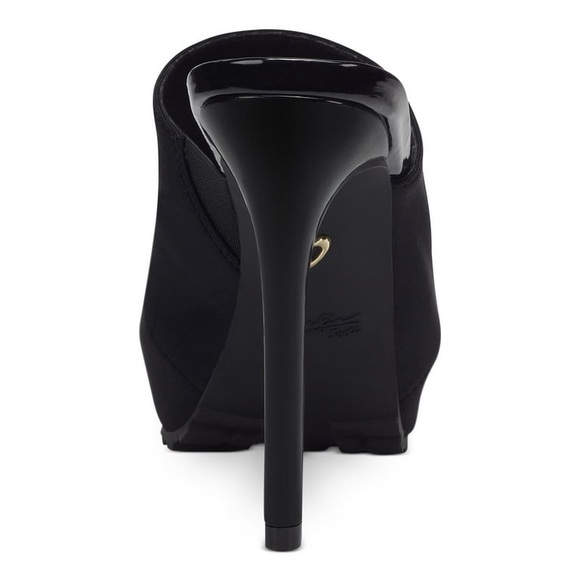 Cindie Womens Platforms Peep-Toe Mule Sandals - Picture 2 of 4